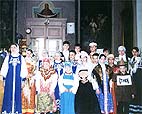 Выступление на Пасху 2003 г., сказка 'царевна-лягушка'.