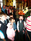Выступление детей на Пасху 2009 года